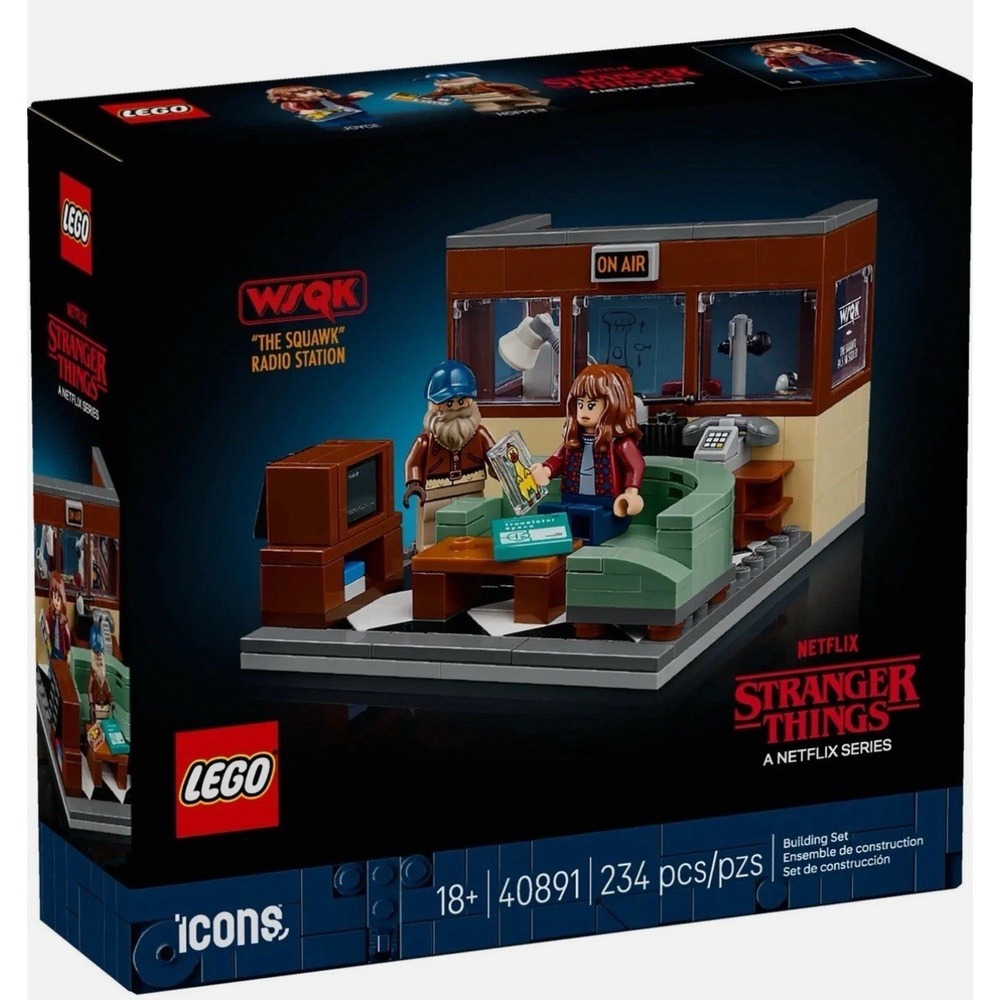 New Lego 40891 Stranger Things WSQK Radio‎ Station Limited Edition Ships Fast